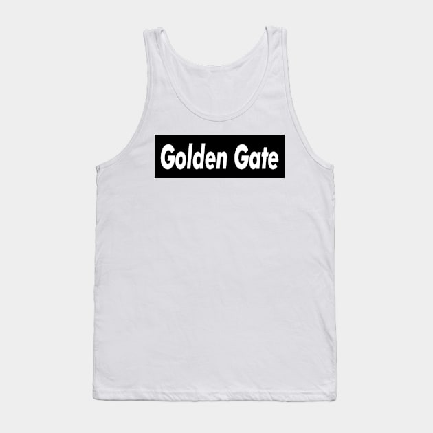 Golden Gate Meat Brown Tank Top by Easy On Me